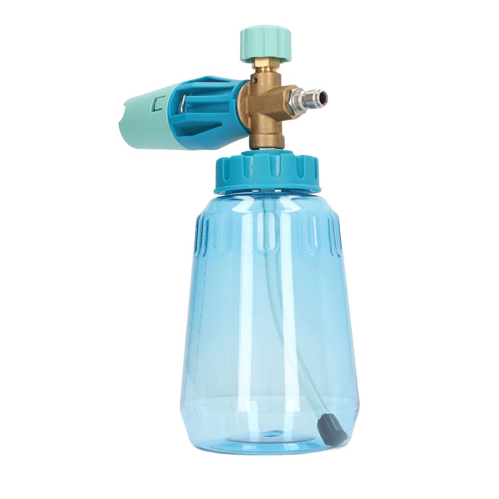 Generatore di Schiuma 1L 4000psi Spruzzatore Regolabile ad Alta Pressione Lavatrice Lattina 14 pollici NPT Connessione Rapida Blu