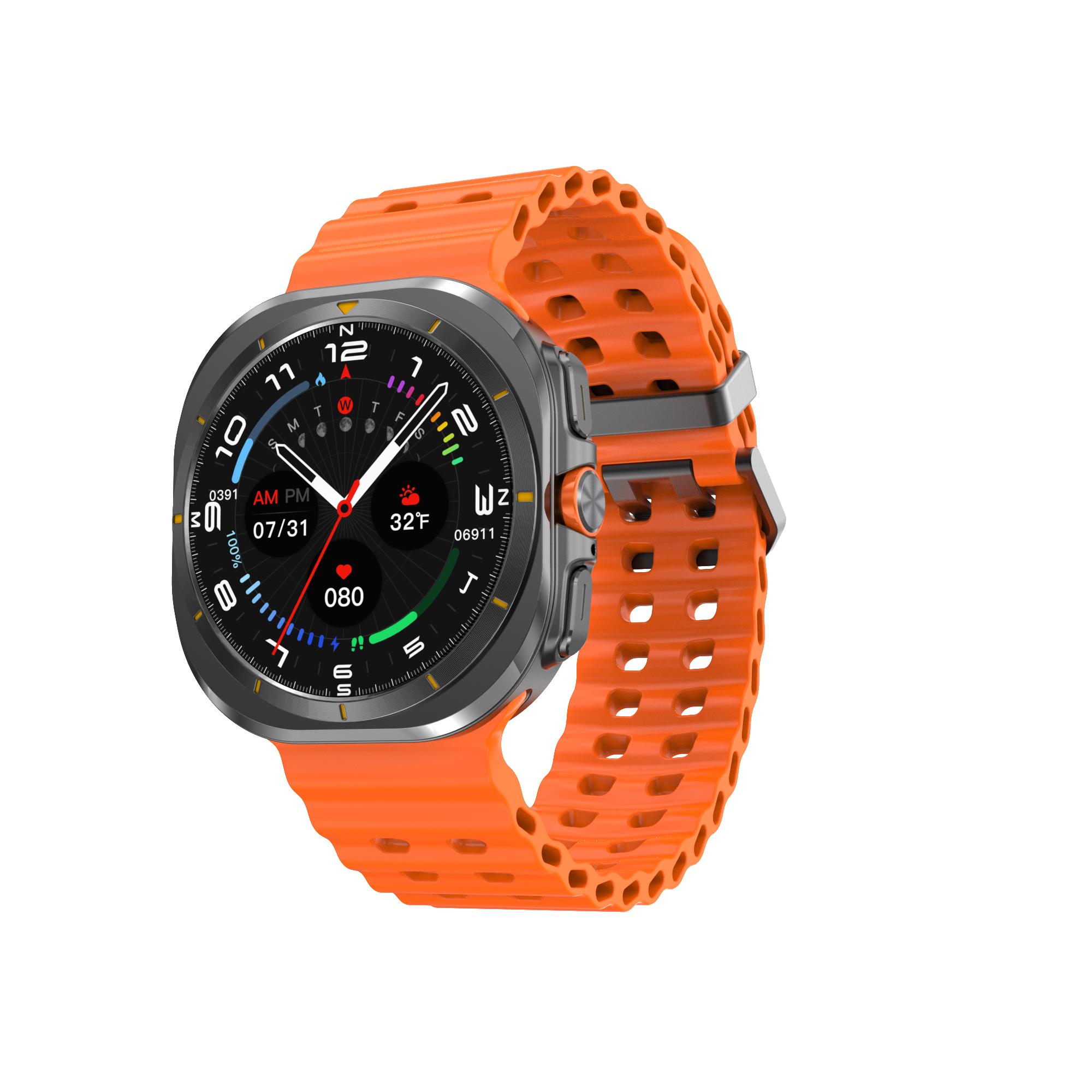 

2025 Новий DT Watch 7 Ultra 32 ГБ Пам яті Розумний Годинник GPS NFC 3D Меню MP3/MP4 Плеєр Локальний альбом IP68 Водонепроникний Спортивний Смарт-годинник помаранчевий