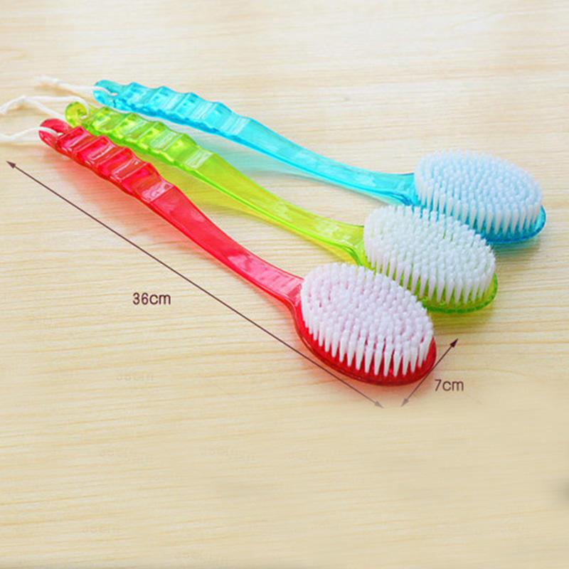Long-handled Shower Brush for Back Scrubbing, Bathing, and Body Exfoliation