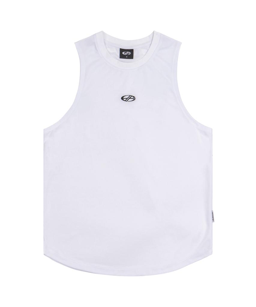 Hyeonpiteu Basic Mesh Sleeveless-[White]