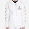 OFF WHITE Tape Diag Arrows Zip Up Hoodie OMBE001R20E300020148