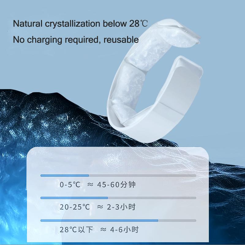 Summer Halter Cooling Neck Ring Full Wrap PCM Ice Neck Ring Heatstroke Prevention Cooling Neck Chiller