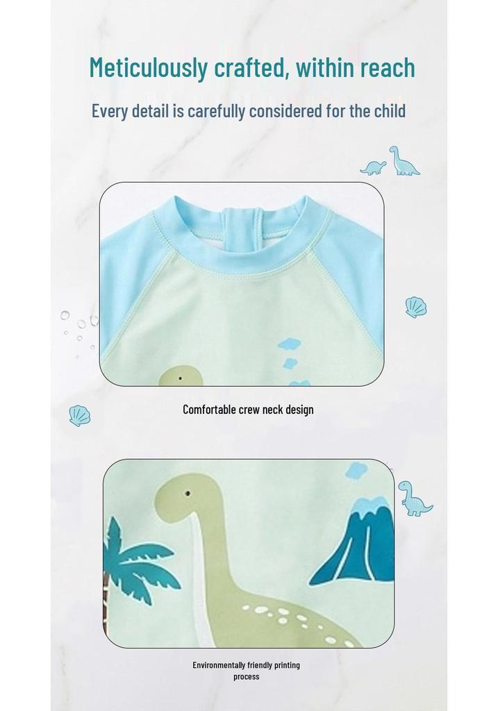 Boys' Quick-Drying Two-Piece Summer Swimsuit 2026 Trendy Swimwear