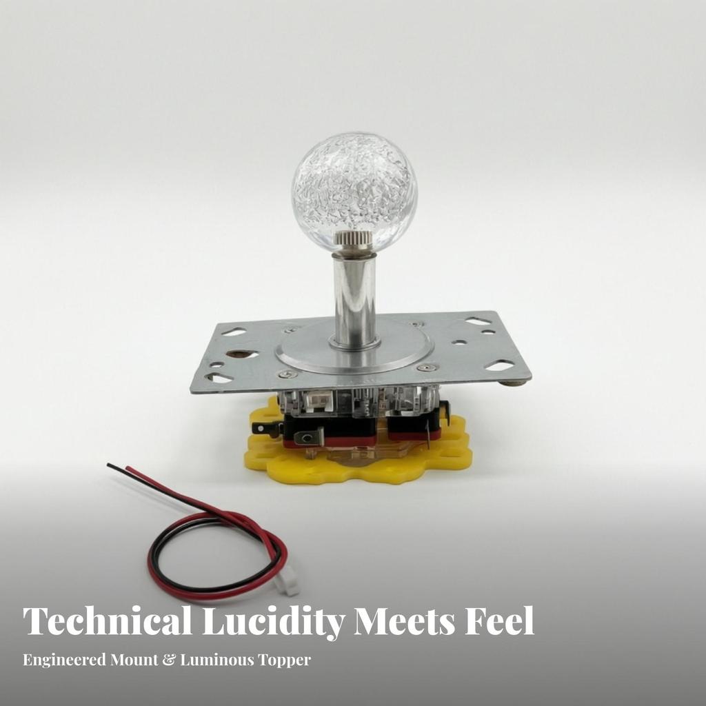 Firm Construction Ball-Top Arcade Joystick Accurate Game