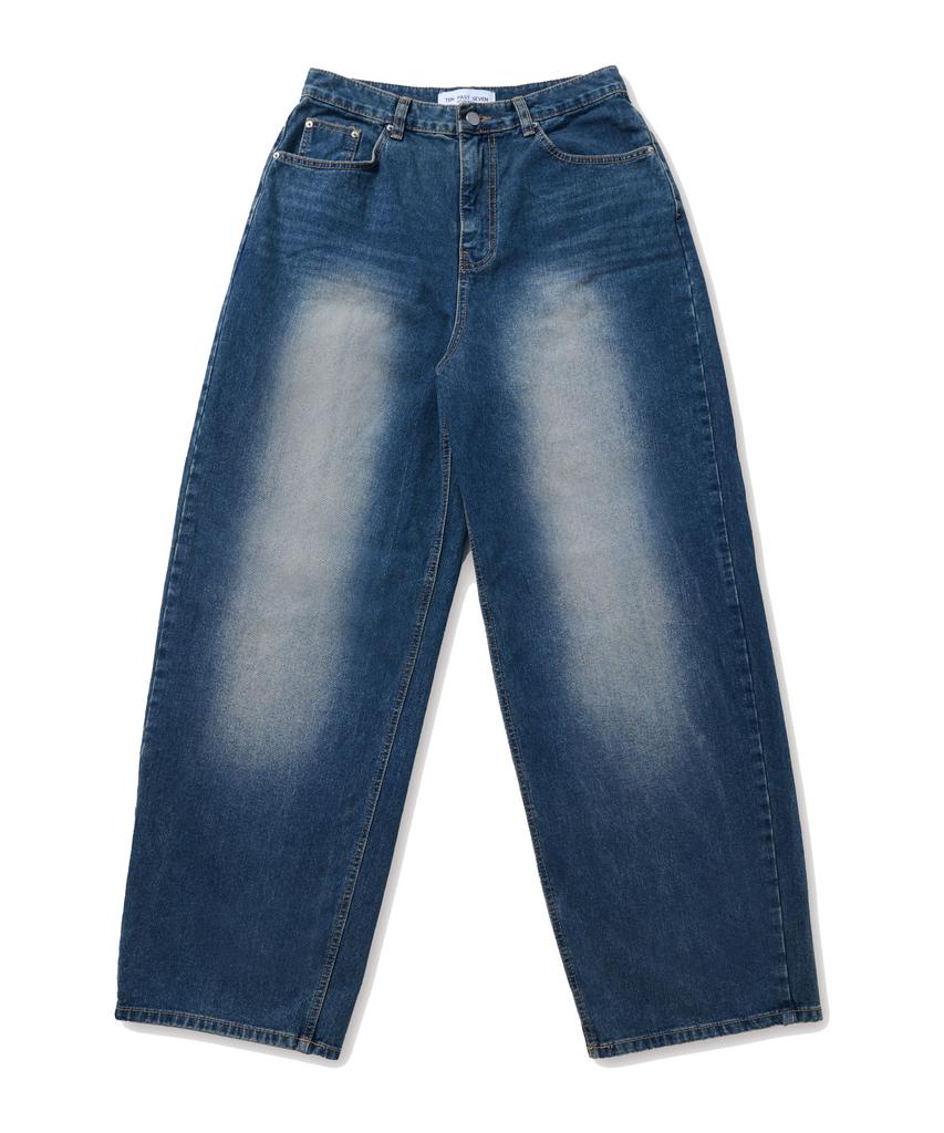 TEN PAST SEVEN Brushed Wide Denim Pants