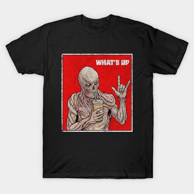 

Men Black Print T-shirt Stranger Things Vecna Funny No-Cut Transfer Paper Print Cotton Tshirt S чорний