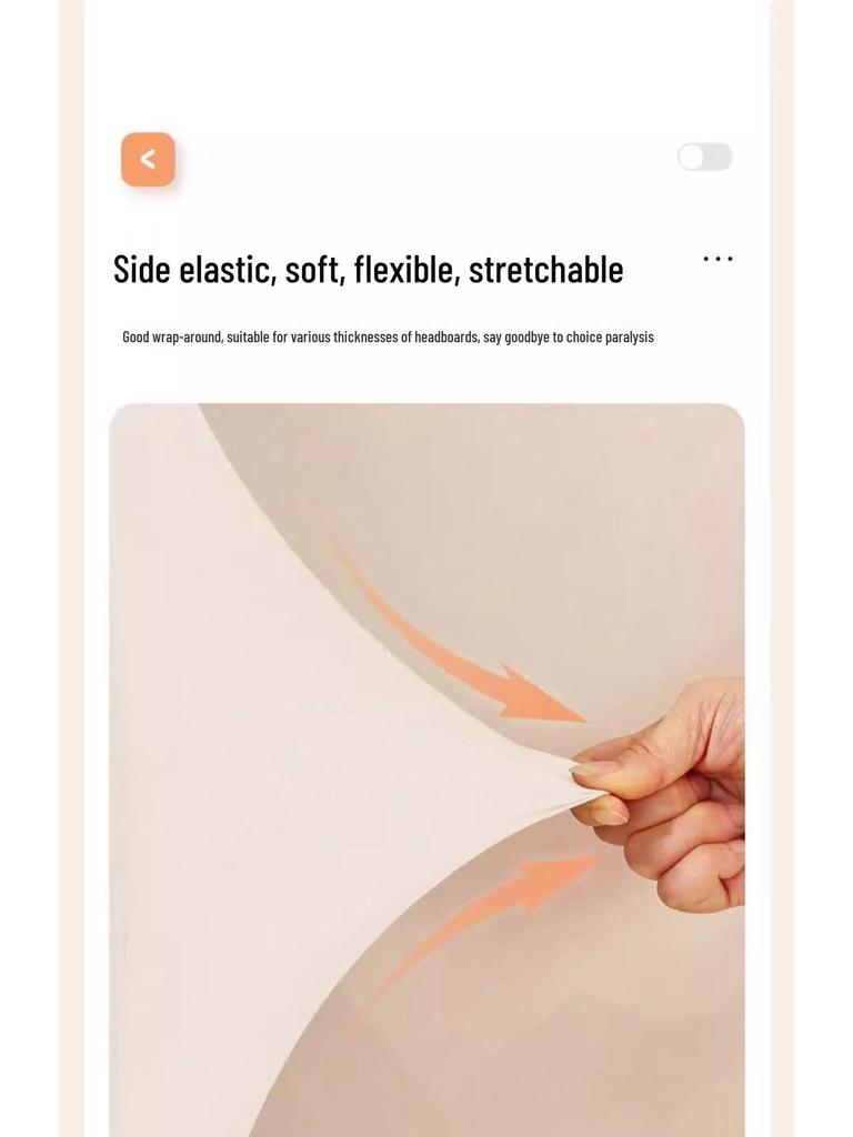 Luxurious Quilted Headboard Cover - 3D Soft Wrap, Full Coverage Dust Protection