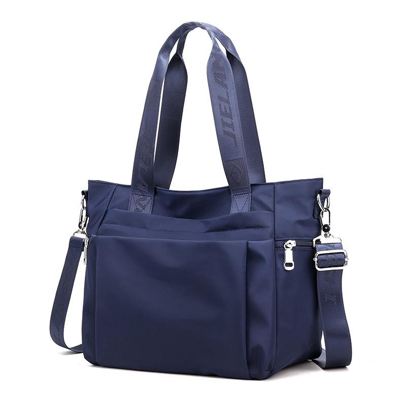 Large Capacity Travel Handbag Oxford Cloth Fashionable Women Shoulder Bag Brand Diagonal Cross Bag College Student Book Handbag