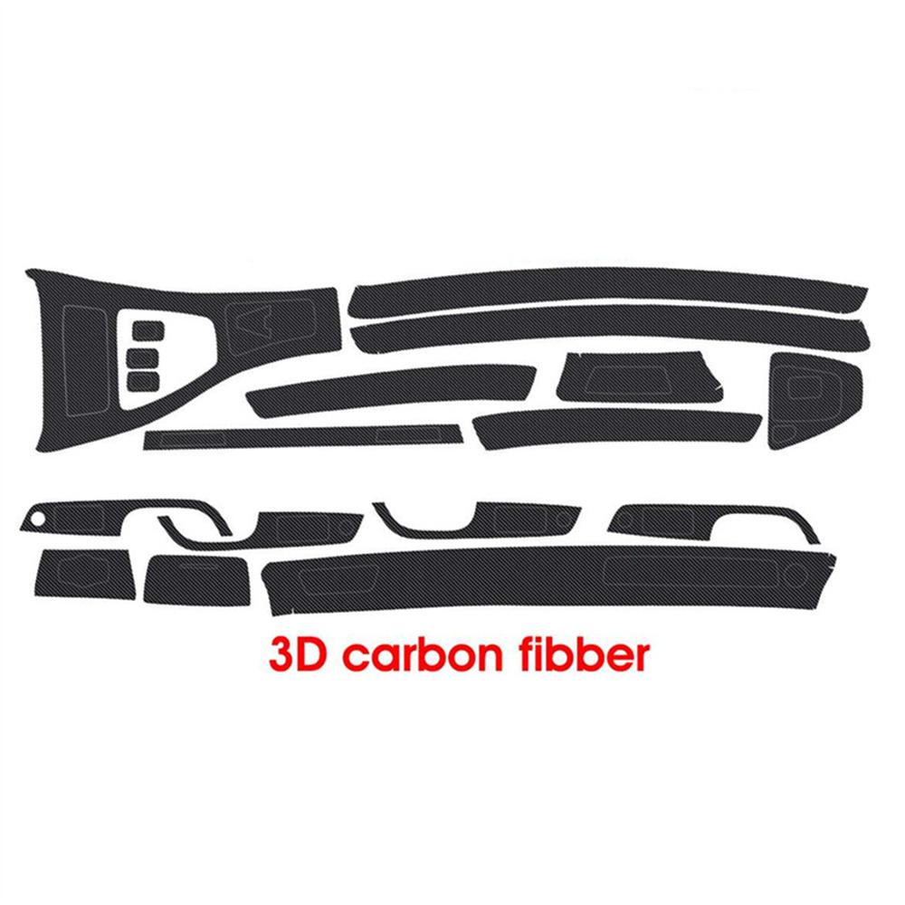 3D Ochranný polep z karbonových vláken na interiérové lišty pro BMW E90/92/93 05-12