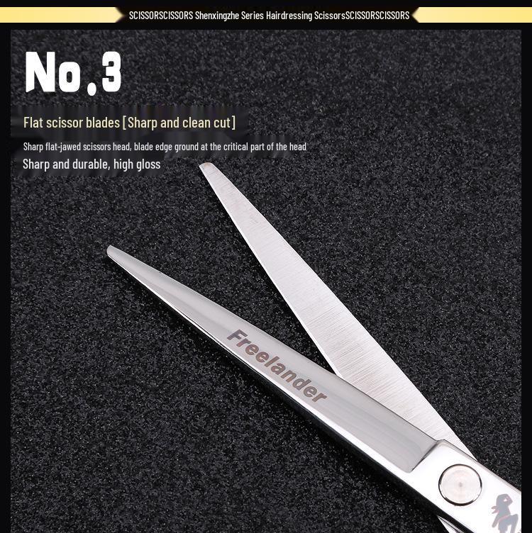 Spirit Walker Straight Handle Hairdressing Scissors - Barber & Thinning Shears