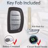 Smart Key Fob Keyless Entry Fits for Hyundai Tucson 2018    Remote Control Key Replacement 4 Button FCC ID: TQ8-FOB-4F11 PN:95440-D3510