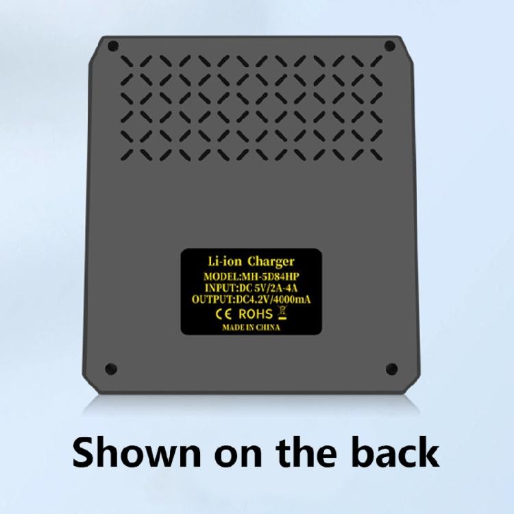 Efficient 4 Slot Battery Charger 4-Channel Charging Adapter For 18650 26650 21700 And Other Lithium Rechargeables