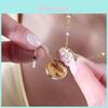 Pink Star Ring Copper Pendant With Heart Box Design For Women Fashion Jewelry