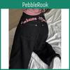 Backstitched Print Letter Denim Pants For Women Spring Sweet Edgy Highwaisted Slimming Wideleg Straightleg Long Pants
