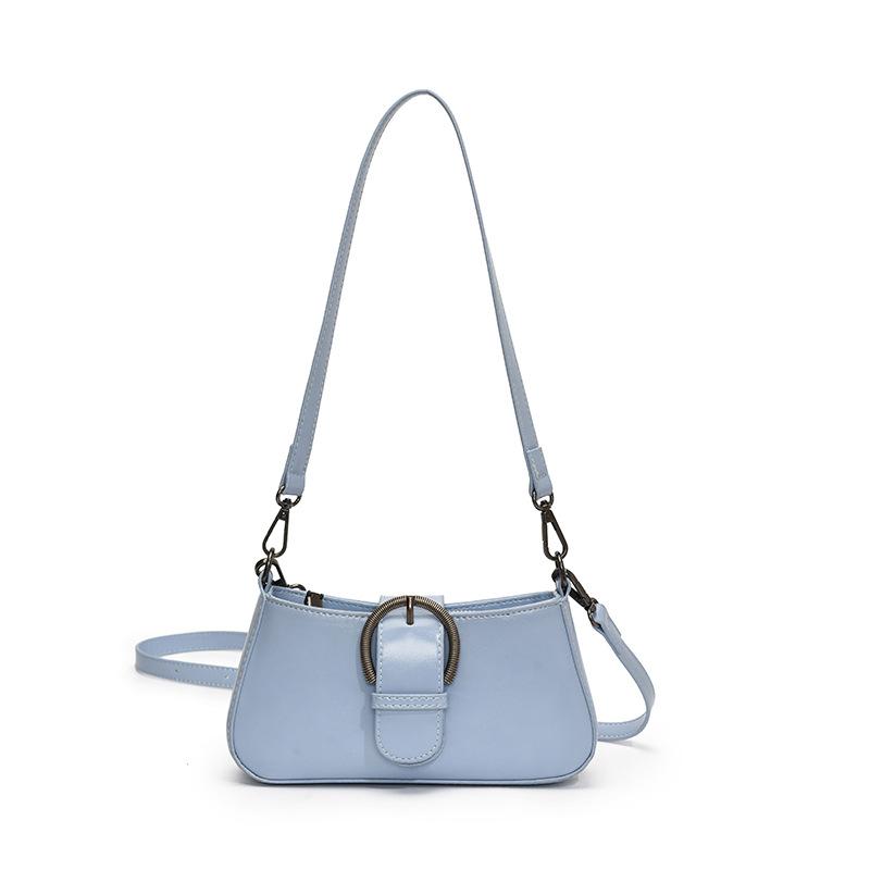 New Simple Underarm Small Square Bag Women's 2025 Spring and Summer High-end Fashion Korean Version Trendy Casual Oblique Span Women's Bag