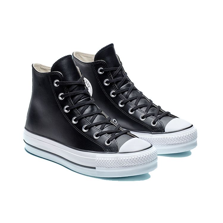 Converse Chuck Taylor All Star Lift High Schwarz Damen Sneakers Weiß 561675C