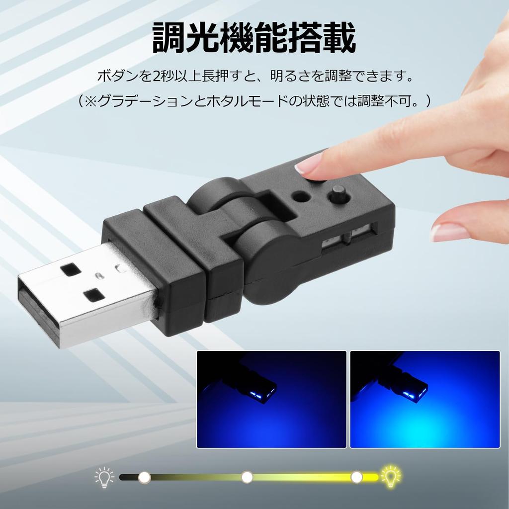 GIMUYA USB Light for Car Interior USB Illumination Light Ambient