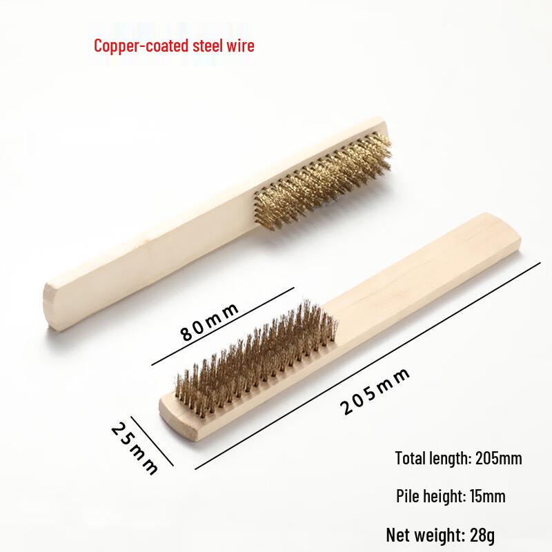 Li Lang Wooden Handle Wire Brush Set