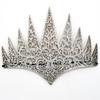 1 Pezzo di Tiara Vintage, Argento, Oro, Nero, Adatta per Feste sul Palco, Accessori per Costumi Cosplay, Costumi di Halloween,