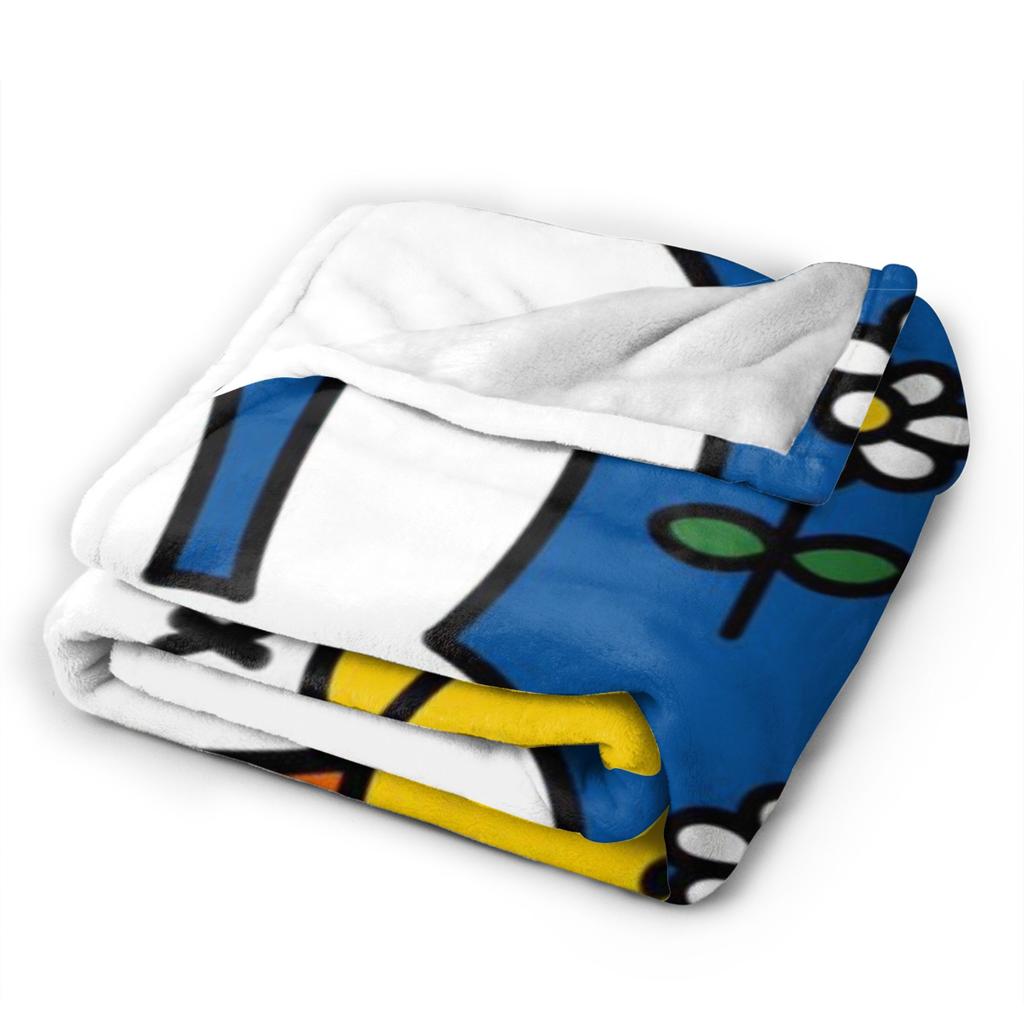 M-Miffys Cute Rabbit Throw Blanket for Couch  Fuzzy Soft Plush Blanket 50x60 Inches Multi-size Bedspreads for All Seasons