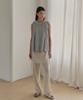OURO Sheer Skirt Pants [ Cream ]