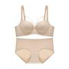 Traceless gathering, secondary breasts underwear, sexy pure desire to support, showing big breathable leopard print, small chest, no steel ring bra