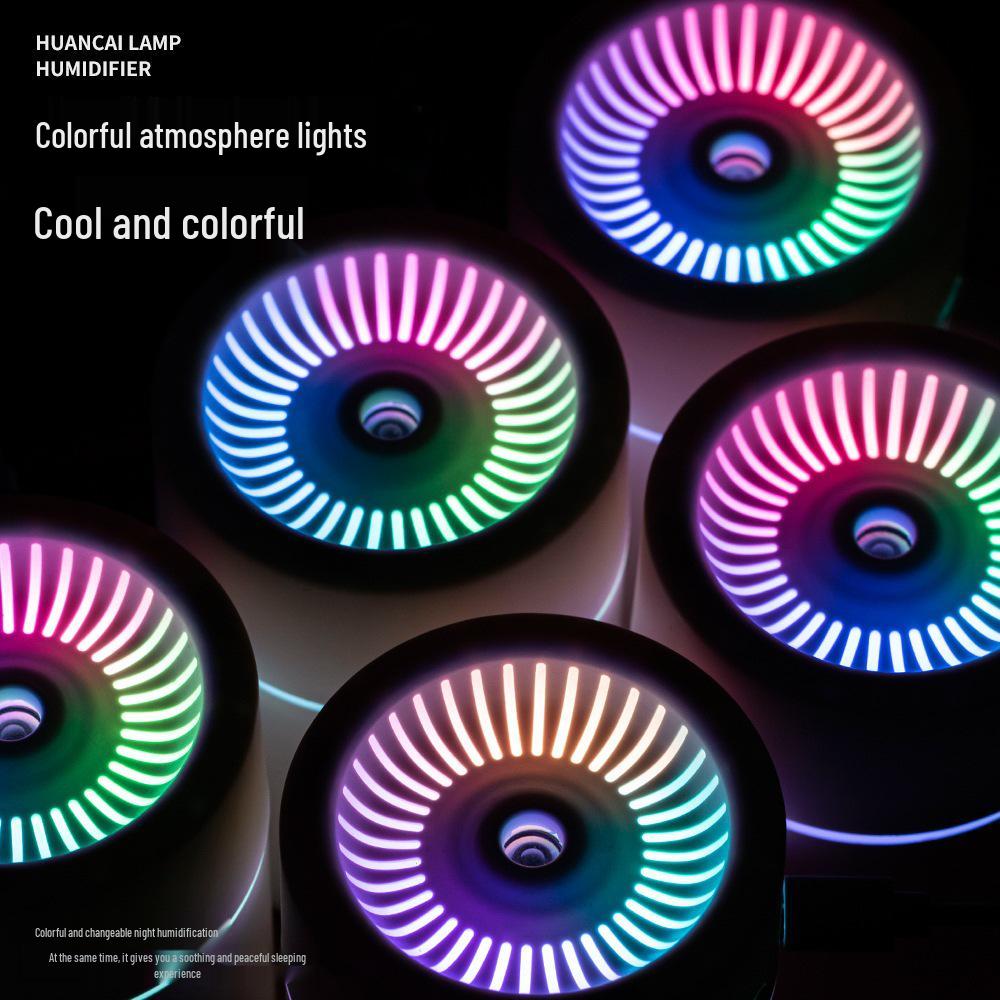 Iridescent Aromatherapy Car Humidifier with Atmosphere Light Atomizer