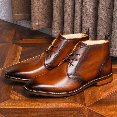 Buty skórzane męskie Buty skórzane Buty męskie sznurowane Buty męskie Buty męskie duże rozmiary Buty męskie Martin Top Skóra bydlęca