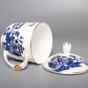 New Bone China Conference Cup Ceramic Cup Landscape Painting Teacup Large Capacity Cups  Chinese Style Tall Cups