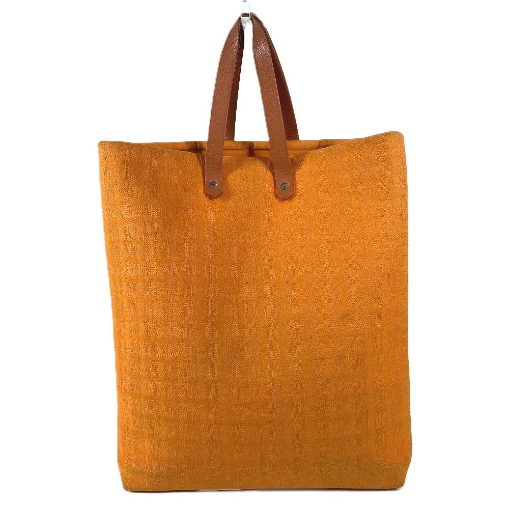 Hermes AMEDAB Diago GM Vertical Tote Bag Shoulder Bag Cotton Orange