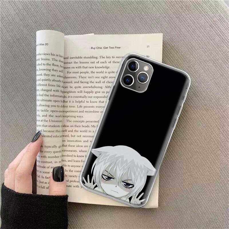 Anime Kamisama Love Kiss Handy Für Apple Iphone 12 13 Mini 15 Pro Max 11 Pro 14 Plus 16 Pro Max 16E Hülle Schale Abdeckung Klar TPU