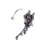 Zircon Openwork Butterfly Ear Cuff: Elegant No-Piercing Ear Jewelry for Women