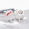 Christmas Ceramic Mug with Spoon
