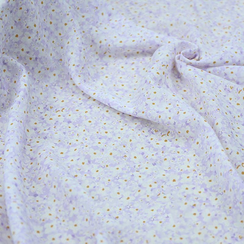 Kwiatowe Szyfonowe Tkaniny Draperowana Miękka Bluzka Sukienka Tkanina Odzieżowa Koreański Słodki DIY Ręcznie Robiona Robótka Ręczna Materiały Odzieżowe Szycie