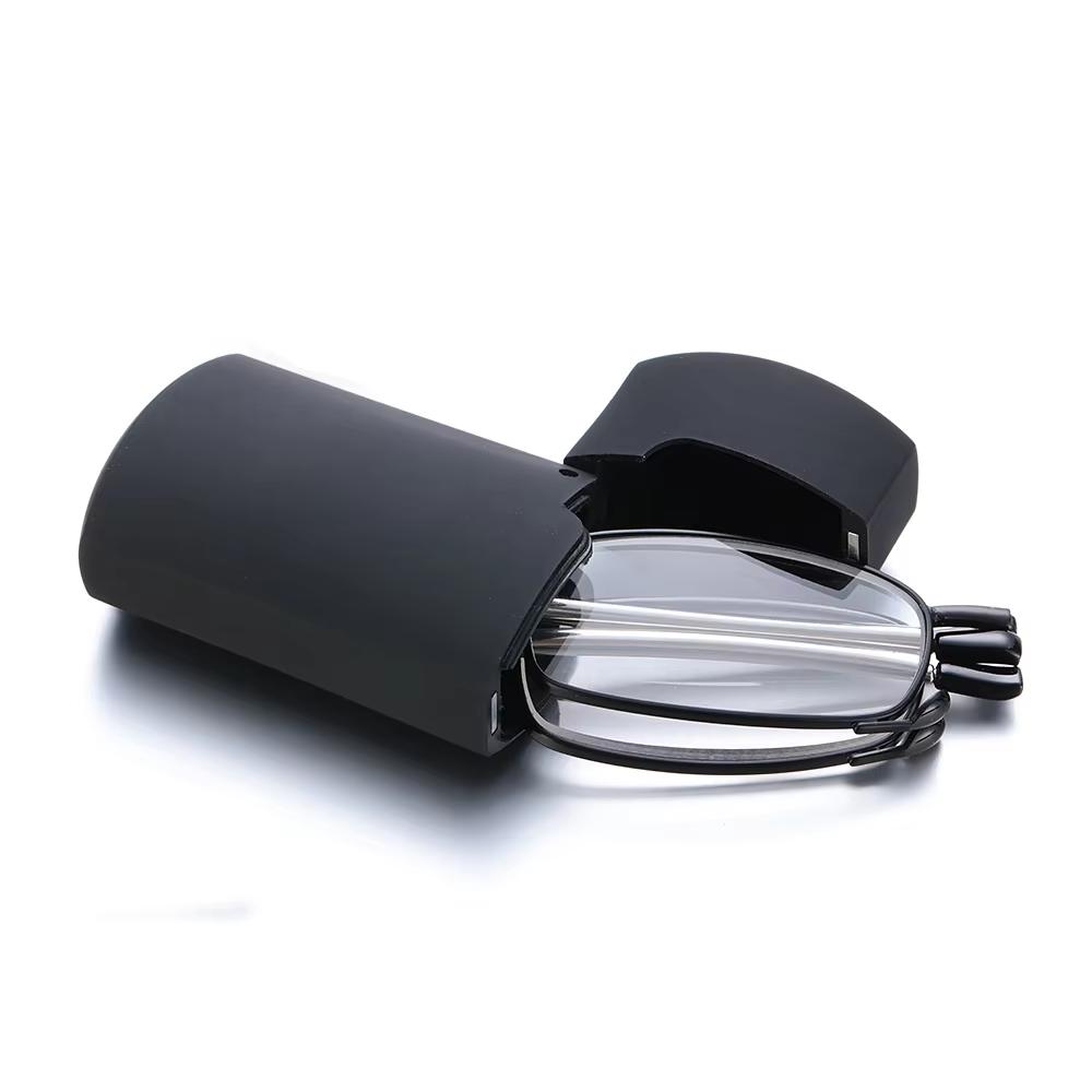 

Сверхлегкая смола Антиусталость Уход за зрением +100~+400 Диоптрий Подарочная коробка для очков Складные очки для чтения Защита от синего света 4.0