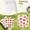 6PCS Cleaning Dishcloths Reusable Kitchen Dish Towels Vintage Fig Fruits Pattern Dishcloth Absorbent Lint Free Cloth Washable Duster Rags Tea Towels