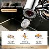 HOMK Stainless Steel Kitchen Faucet Extender with Dual-Mode Sprayer