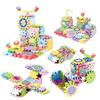 Adjustable Electric Gear Building Blocks Toy Set for Girls and Boys, Educational Puzzle for Ages 3-6