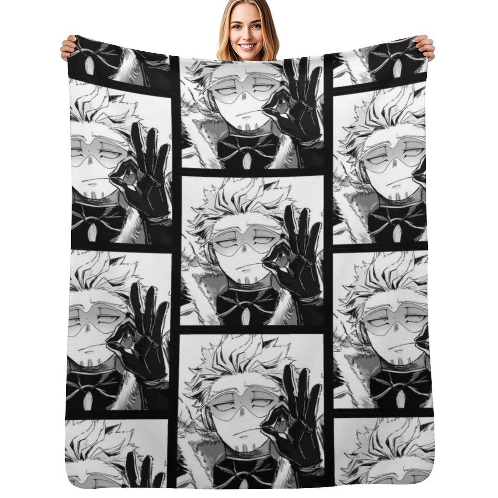 Hawks Keigo Takami MHA Throw Blanket All Weather Soft Throw Blanket for Sofa Size: 75*100cm, Weight: 230 GSM