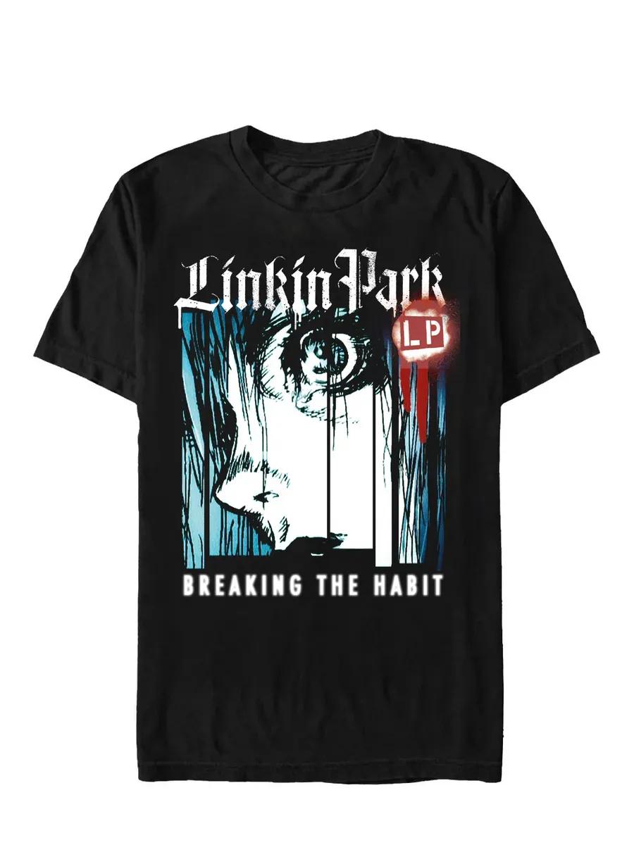 

Men s Linkin Park Graphic T-Shirt, 100% Cotton Crew Neck Short Sleeve Tee, Casual Summer Top for Daily Wear and Gift 2XL