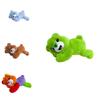 Adorable Plush Bear Refrigerator Magnet Cute Animal Novelty Rainbow Bear Toy Phone Stand