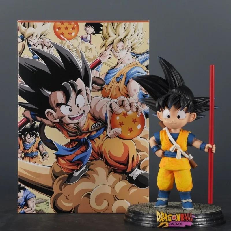 18cm Dragon Ball Daima Goku Super Saiyan Son Goku Action Figures Pvc Statue Collection PVC Model Toys Doll Kids Birthday Gift
