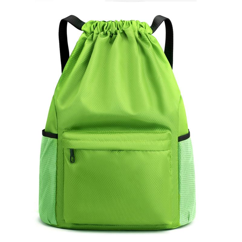 Men/Women Drawstring Pocket Backpack 2025 New Nylon Waterproof Backpack Large Capacity Drawstring Travel Bag Fitness Sports Bag