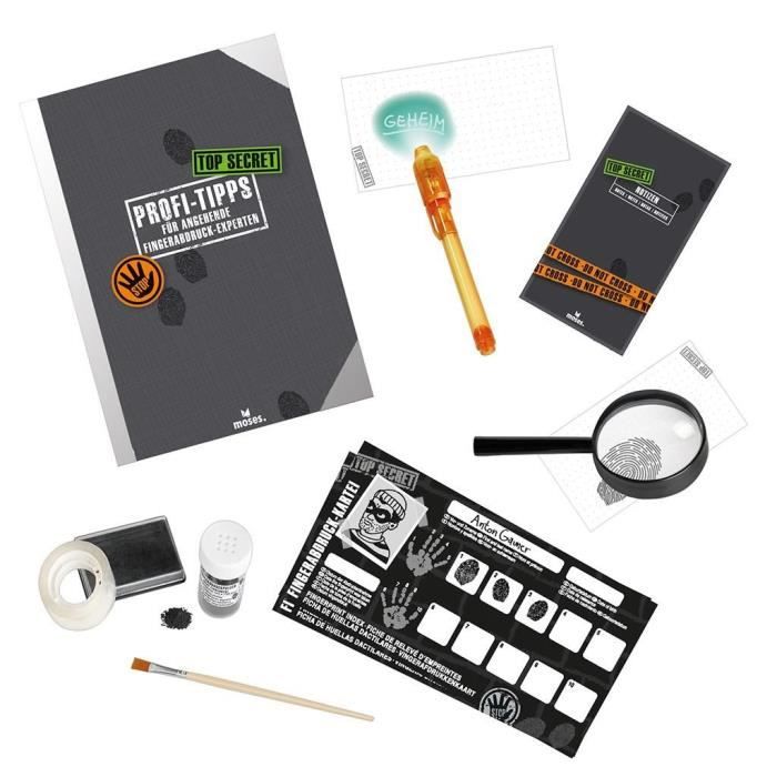 Mallette de détective Top Secret 22 cm