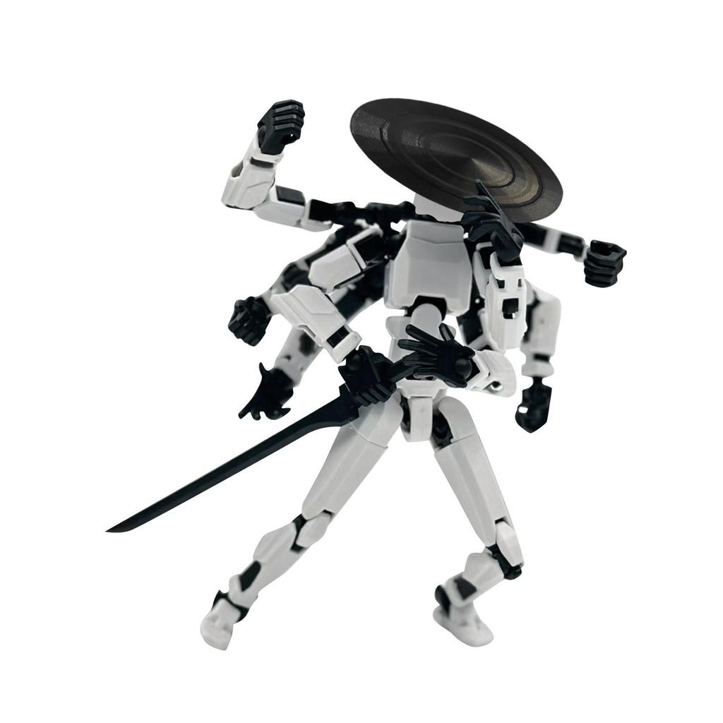 Mobile Doll Set, 3D Printed Titan Robot Mobile Doll, Posable Mobile Doll, Suitable For Collectors, Desktop Decoration