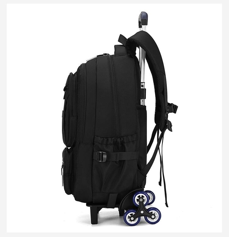 Capacity Backpack For Large Trolley Middle School Boys Climbing Stairs Friendly