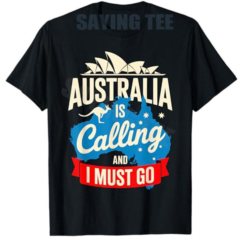 Funny Australia Art for Unisex Women Boys Family Travel Australia TShirt Y2k Best Australian Novelty Gift Summer Fashion Trip Tees