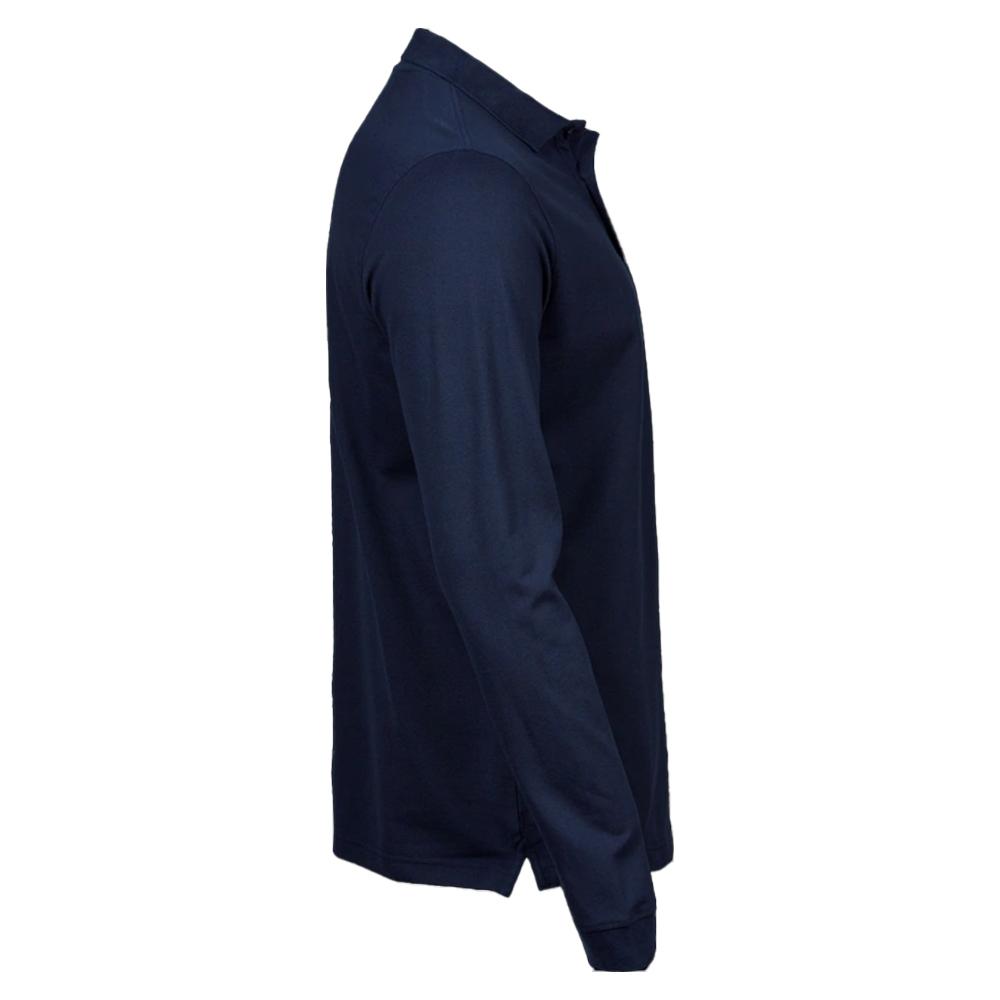 Tee Jays Mens Pima Cotton Long-Sleeved Polo Shirt