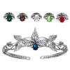 Forehead Ornaments Crystal Tiara Vintage Alloy Queen Princess Crown Crown Tiaras  Birthday Gift
