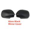 Car Decoration Door Mirror Cover For Toyota Hilux Surf 4Runner 2003-2009 Car Rearview Accessories Carbon Fiber Chrome Silver